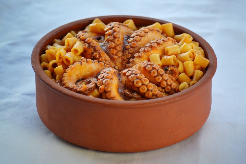 octopus, traditional greek food