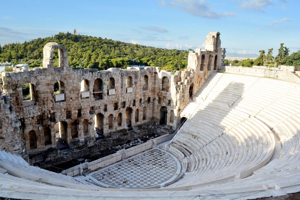 greece irodio ancient theatre