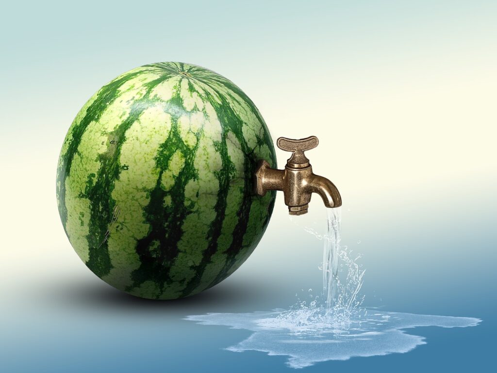 watermelon, hydration
